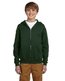 Jerzees Youth NuBlend® Fleece Full-Zip Hooded Sweatshirt