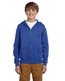 Jerzees Youth NuBlend® Fleece Full-Zip Hooded Sweatshirt