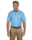 Harriton Men's Short-Sleeve Oxford with Stain-Release