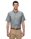 Harriton Men's Short-Sleeve Oxford with Stain-Release