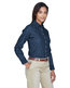 Harriton Ladies' Long-Sleeve Denim Shirt