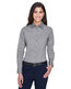 Harriton Ladies' Easy Blend™ Long-Sleeve Twill Shirt with Stain-R