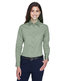 Harriton Ladies' Easy Blend™ Long-Sleeve Twill Shirt with Stain-R