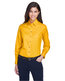 Harriton Ladies' Easy Blend™ Long-Sleeve Twill Shirt with Stain-R