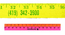 Fluorescent Finish Yardsticks
