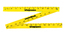 Folding Yardsticks - Fluorescent Finish