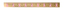 Ribbon Background Rulers - Clear Lacquer Finish