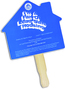 House Shaped Hand Fan