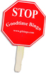 Stop Sign Shaped Hand Fan