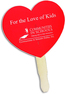 Heart Shaped Hand Fan