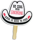 Cowboy Hat Shaped Hand Fan