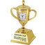 Die Cast Trophy Cup Clock