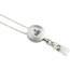 Retractable Badge Reel Silver