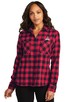 Port Authority® Ladies Plaid Flannel Shirt