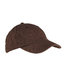 Big Accessories 6-Panel Washed Twill Low-Profile Cap