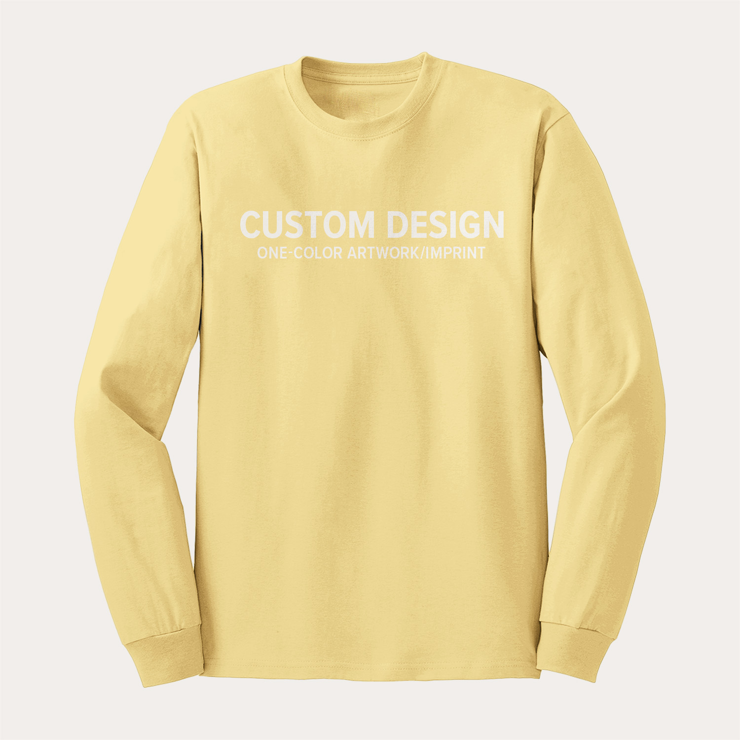 shoplapromotions.com - Custom Long Sleeve Tee - 1 Side; 1